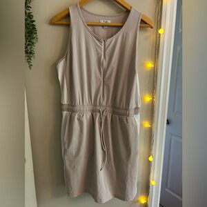 Athletic dress- shorts under